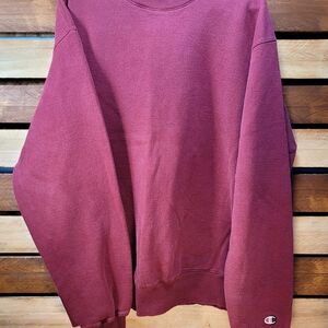 Champion Burgundy Crewneck Sweatshirt